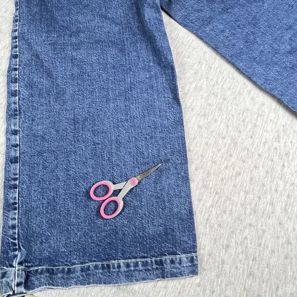 WE THE FREE Women Size 30 Colette High Rise Wide Leg Cropped Cotton Denim Jeans - Picture 16 of 16